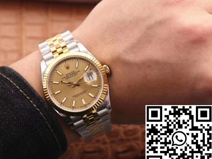 M126233-0015 659 Factory Datejust EW Minimalist Champagne Dial Rolex 0730